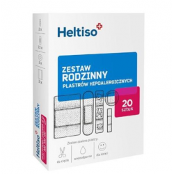 Heltiso Plastry hipoalergiczne zestaw rodzinny 20 sztuk