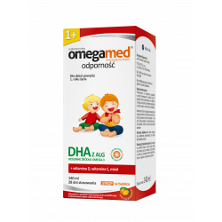 OmegaMed Odporność 1+ syrop dla dzieci powyżej 1 roku życia 140ml
