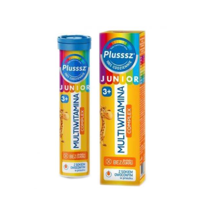 Plusssz Junior Multiwitamina Complex 20 tabletek musujących
