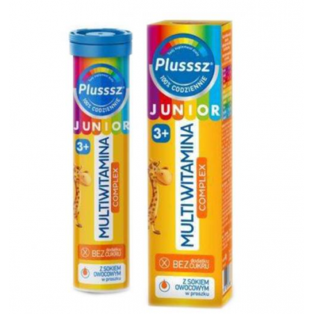 Plusssz Junior Multiwitamina Complex 20 tabletek musujących