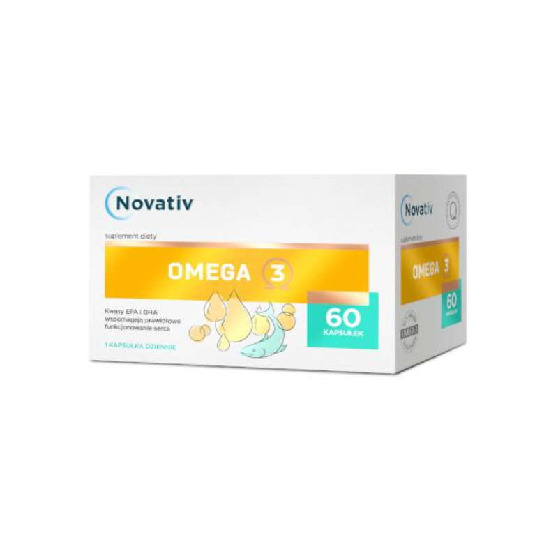 Novativ Omega-3 60 kapsułek