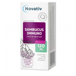Novativ Sambucus Immmuno Syrop na odporność 120ml