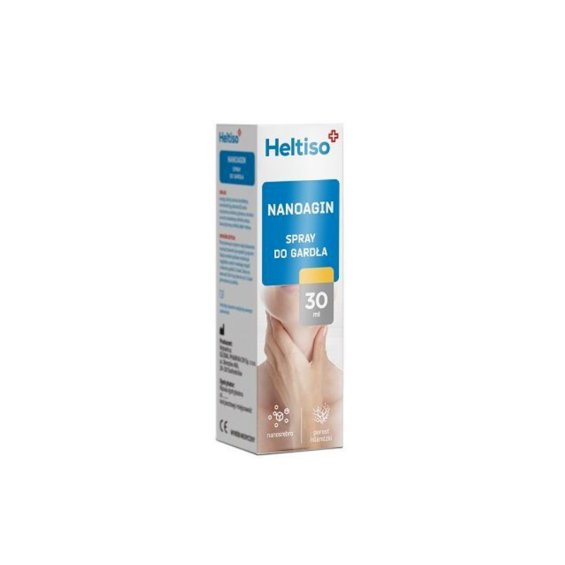 Heltiso Nanoagin Spray do gardła 30ml