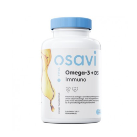Osavi Omega-3 + D3 Immuno 120 kapsułek