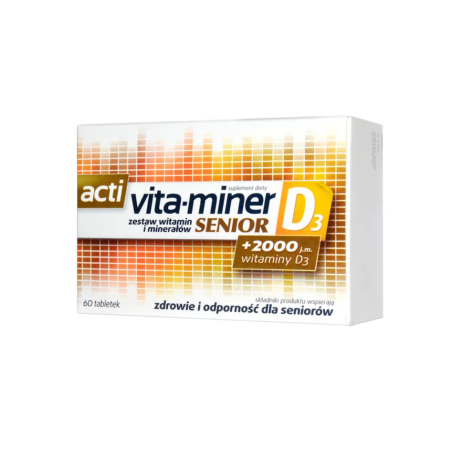 ACTI VITA - MINER SENIOR D3 2000 j.m. 60 tabletek
