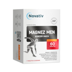Novativ Magnez Men Korzeń Maca 60 tabletek
