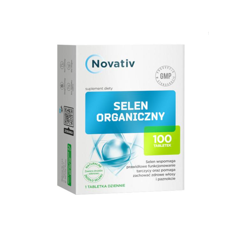 Novativ Selen Organiczny 100 tabletek