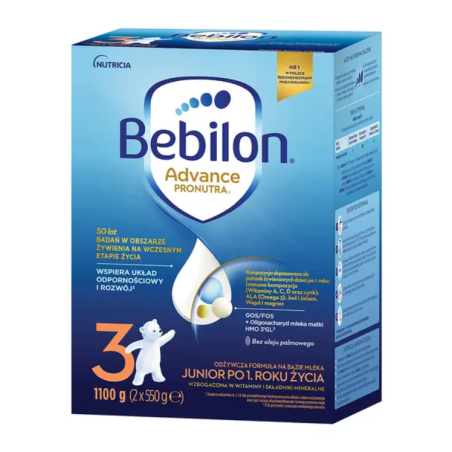 Bebilon 3 Pronutra-Advance Mleko modyfikowane po 1. roku życia 1100g