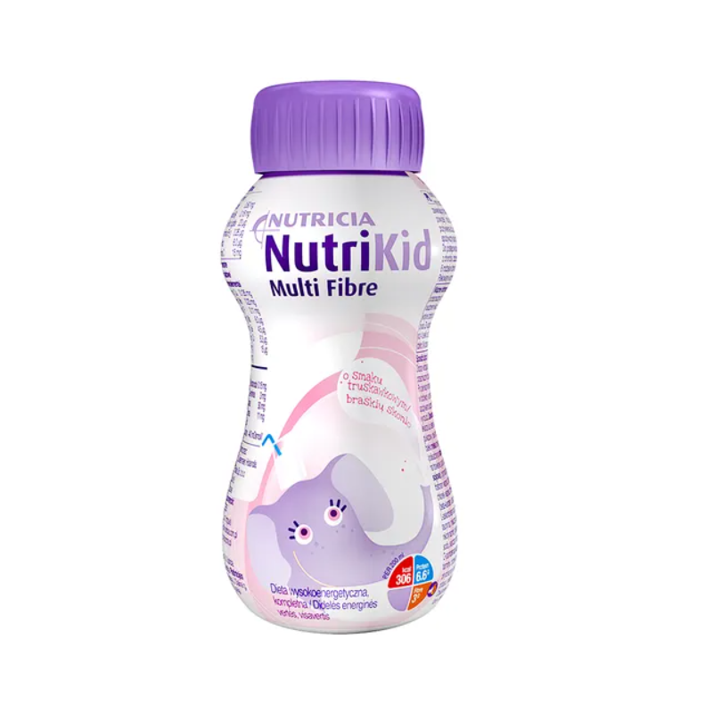 NutriKid Multi Fibre smak truskawkowy 200ml