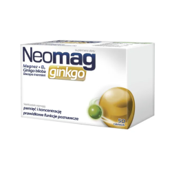 Neomag Ginkgo 50 tabletek