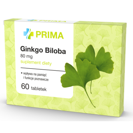 Prima Ginkgo Biloba 60 tabletek