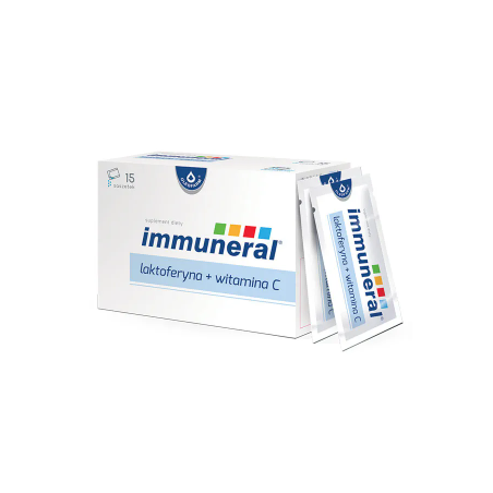 Immuneral laktoferyna + witamina C 15 saszetek