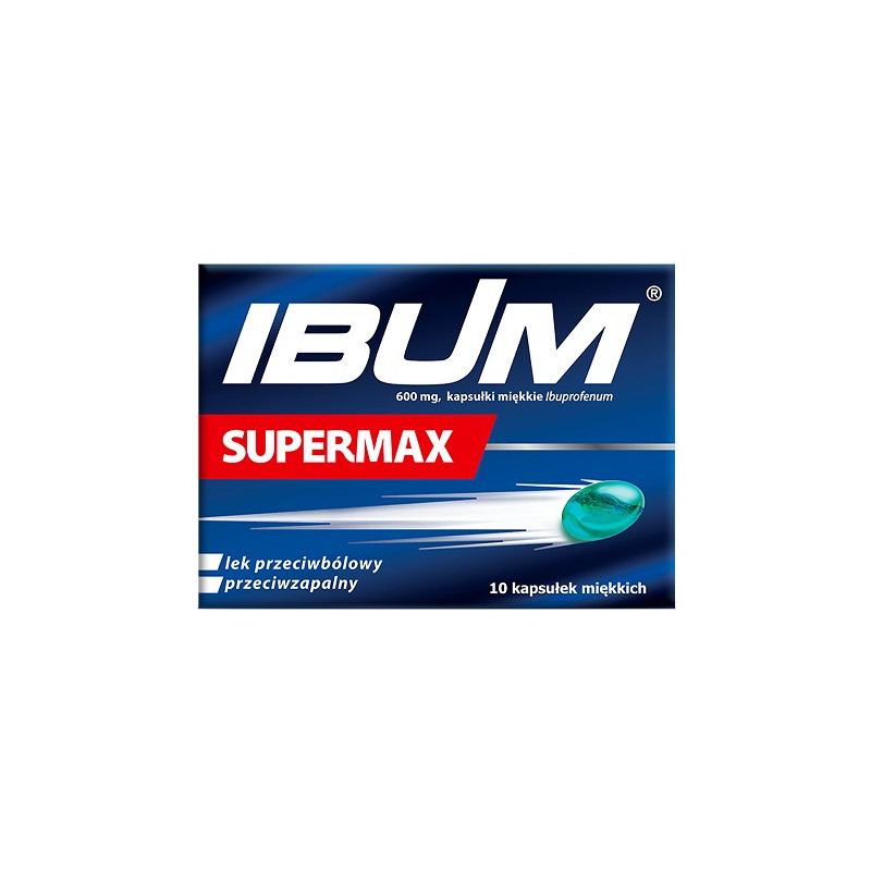 Ibum Supermax  600 mg 10 kapsułek