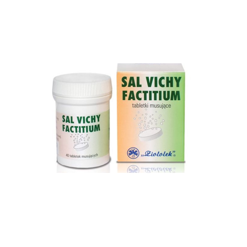 Sal Vichy factitium 0,6g 40 tabletek