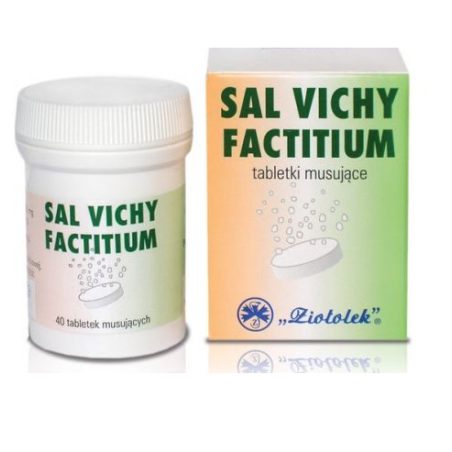Sal Vichy factitium 0,6g 40 tabletek