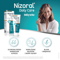 Nizoral Daily Care Odżywka do włosów z tendencją do łupieżu 200 ml, Data ważności: 28.06.2024r.