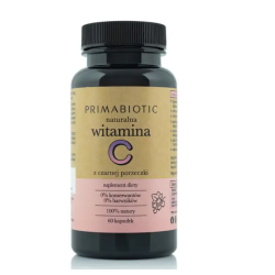 Naturalna Witamina C z czarnej porzeczki 60 kapsułek Primabiotic