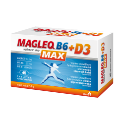 Magleq B6 Max + D3 45 tabletek