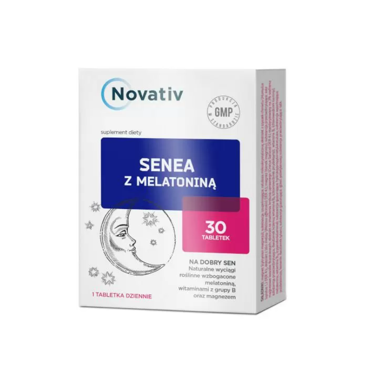 Novativ Senea z Melatoniną 30 tabletek