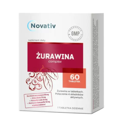 Novativ Żurawina Complex 60 tabletek