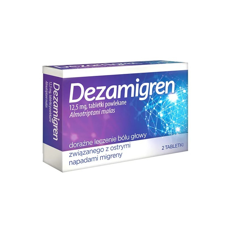 Dezamigren 12,5 mg 2 tabl.