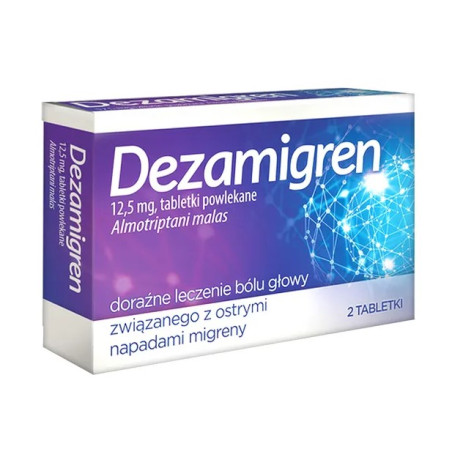 Dezamigren 12,5 mg 2 tabl.