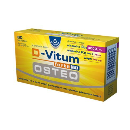 D-Vitum forte MAX OSTEO 60 tabletek