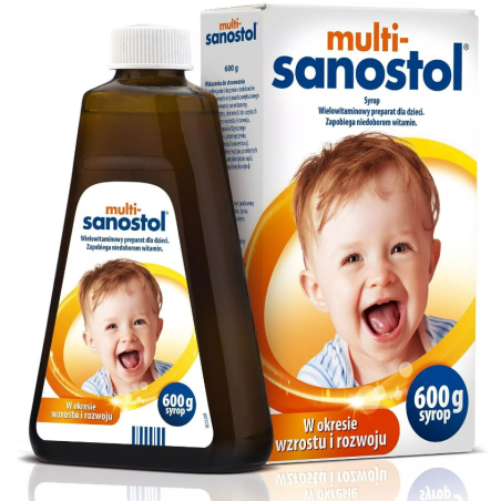 Multi-Sanostol witaminy dla dzieci płyn 600g