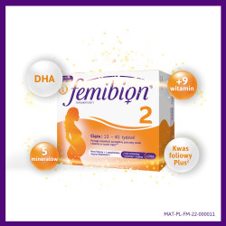 Femibion 2 od 13 do 40 tygodnia ciąży 28 tabletek + 28 kapsułek