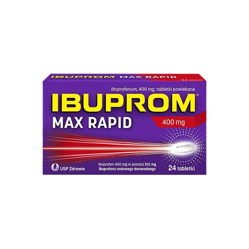 Ibuprom MAX Rapid 400mg 24 tabletki