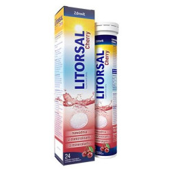 Zdrovit Litorsal Cherry 24 tabletki musujące