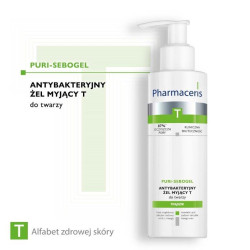 Pharmaceris T Puri-Sebogel antybakteryjny żel myjący T do twarzy 190 ml