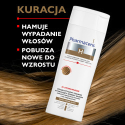 Pharmaceris H Specjalistyczny szampon stymulujący wzrost włosów pobudza odrastanie włosów i ich zagęszczenie 250ml