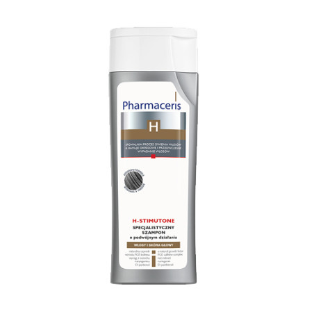 Pharmaceris H Specjalistyczny szampon o podwójnym działaniu spowalniający proces siwienia i stymulujący wzrost włosów 250ml