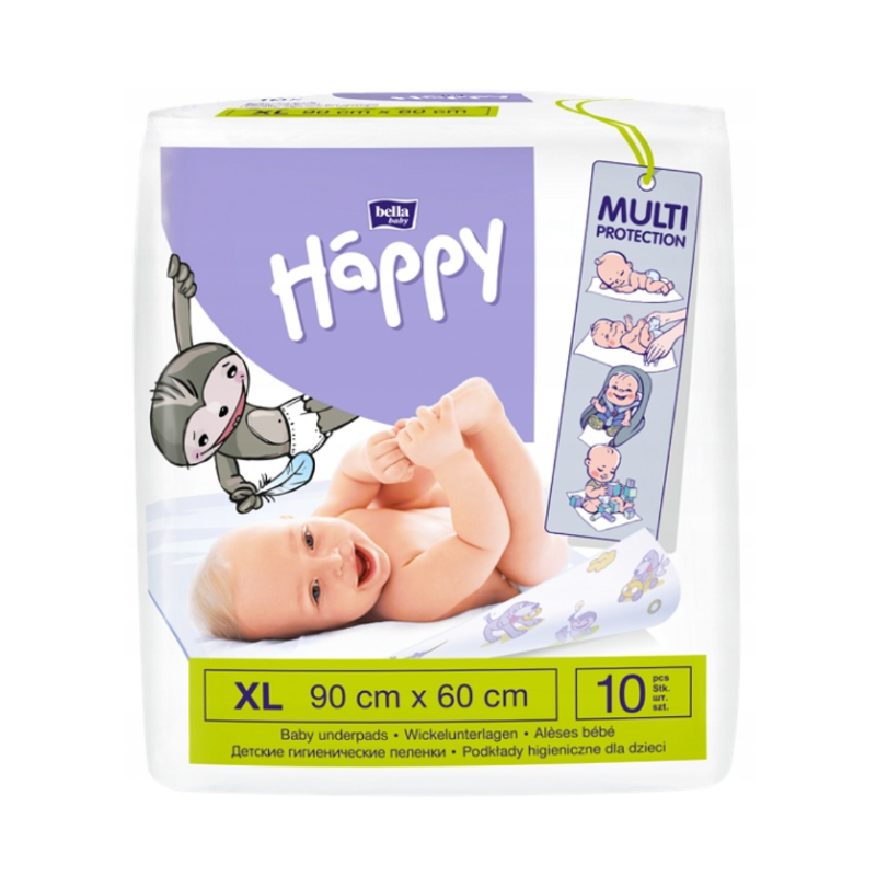 Bella Baby Happy podkłady higieniczne dla dzieci XL 10 sztuk