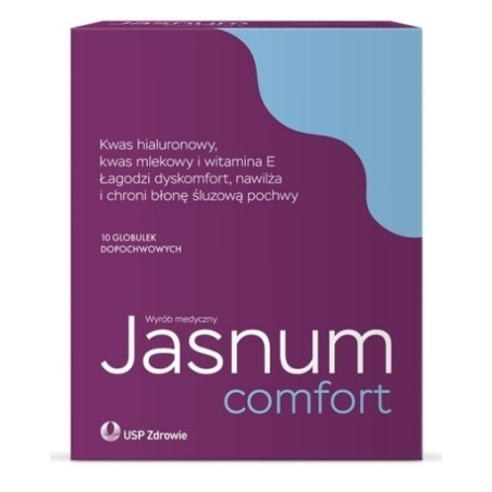 Jasnum Comfort globulki dopochwowe 10 sztuk