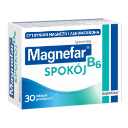 Magnefar B6 Spokój 30 tabletek