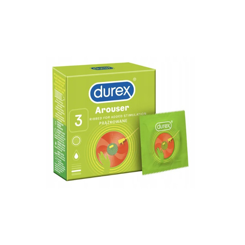Durex Arouser Prezerwatywy 3 sztuki