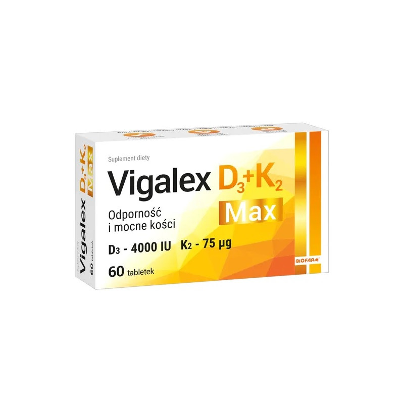 Vigalex D3 + K2 Max 60 tabletek