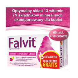 Falvit tabletki 60 + 10 sztuk