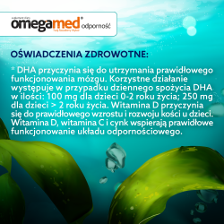 OmegaMed Odporność 5+ syrop w kapsułkach do żucia 30 sztuk