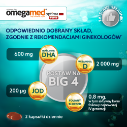 OmegaMed Optima Forte od 13 tygodnia ciąży 60 kapsułek