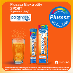 Plusssz Elektrolity Sport 100% Complex 24 tabletki o smaku cytryna-grejpfrut