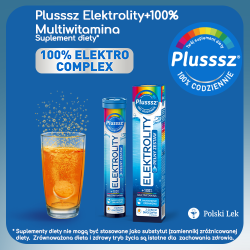 Plusssz Elektrolity + 100% Multiwitamina 24 tabletki