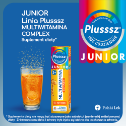 Plusssz Junior Multiwitamina Complex 20 tabletek musujących