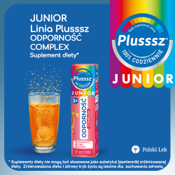 Plusssz Junior Odporność Complex 20 tabletek musujących