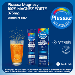 Plusssz 100% Magnez Forte + B-Complex 20 tabletek