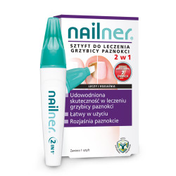 Nailner sztyft 2w1 do leczenia grzybicy paznokci 4ml