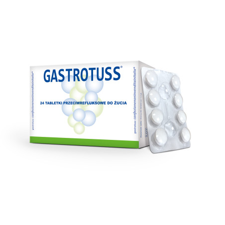 Gastrotuss 24 tabletki do żucia