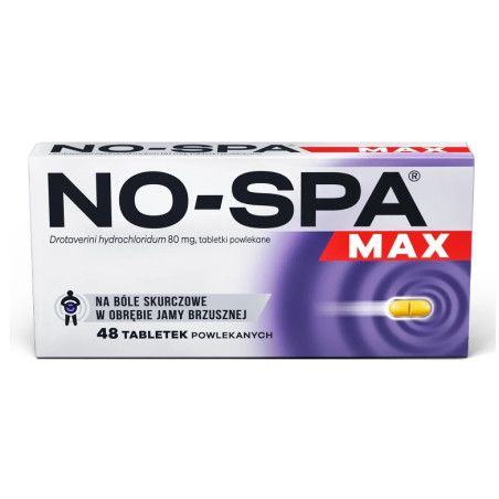 No-Spa MAX 80mg 48 tabletek